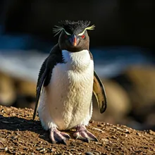 Southern Rockhopper Penguin, Young