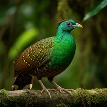 Sumatran Ground-cuckoo, Male