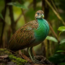 Sumatran Ground-cuckoo, Young