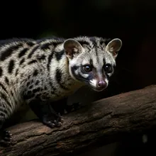 Vulnerable Masked Palm Civet, Young