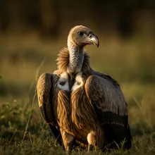White-backed Vulture, Young