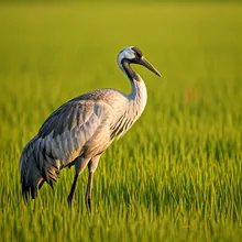 White-naped Crane, Female