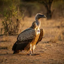 White-rumped Vulture, Female