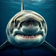 White Shark, Close up