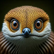 White-winged Flufftail, Close up